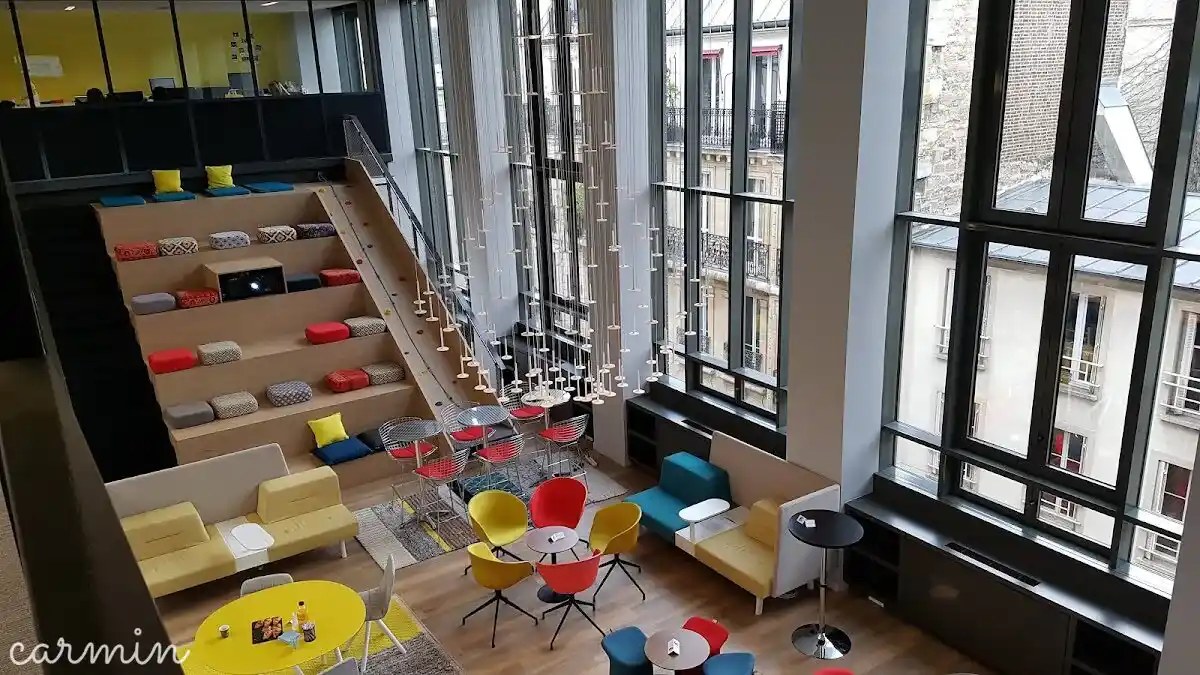 Siège et équipes d'Onepoint à Paris dans le cadre d'une mission de transformation numérique